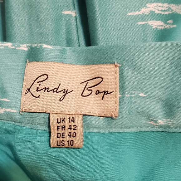Sold Out Rare Lindy Bop Adalene San Francisco print swing skirt size US 10 - Picture 10 of 14